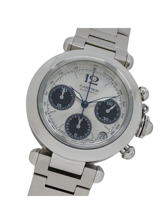 Cartier Watch Boys Pasha C Chronograph Date Automatic Winding at Stainless main image 9